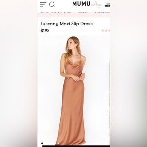 Show me your Mumu slip dress